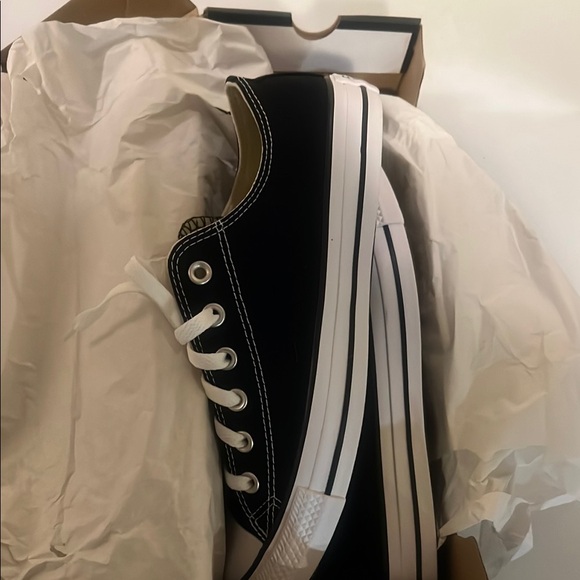 Converse All Star Black and White Shoes - Picture 2 of 7